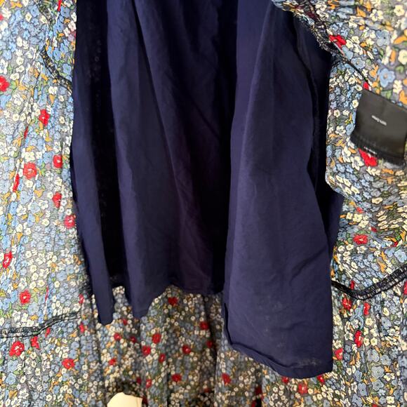 Summersalt The Tiered Puff Sleeve Dress Floral midi long sleeve fall‎ transition - Picture 6 of 9